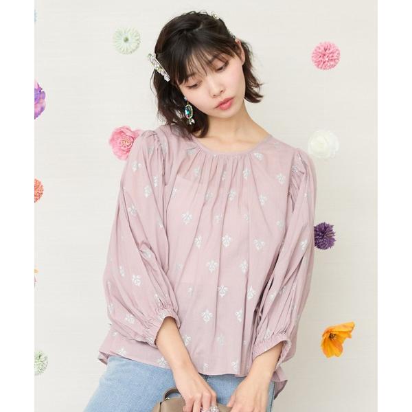 ブラウス シャツ 「INDUS luxury for JETSET SOLO PLUS」ホイルプリン...