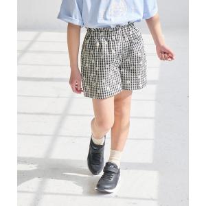 パンツ 「KIDS/キッズ」マーガレットギンガムチェックキュロット キッズ 子供服 女の子