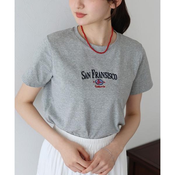 tシャツ San Fransisco刺繍Tシャツ レディース