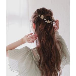 ヘアピン 花モチーフヘッドドレス