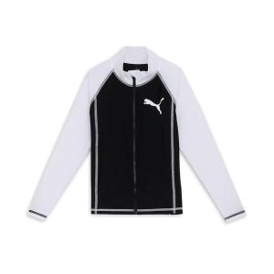 ラッシュガード PUMA プーマ キッズ プーマ スイム フルジップ 長袖 ラッシュガード 120-160cm キッズ 子供 男の子 女の子