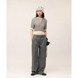 leinwande（ラインヴァンド） ベスト ジレ Landscape Intarsia Knit