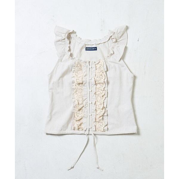 ブラウス シャツ NAUTICA JEANS CO./ノーティカジーンズカンパニー 2WAYレースフ...