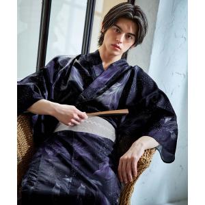 浴衣 メンズ浴衣3点セット（浴衣・帯・下駄） メンズ レディース