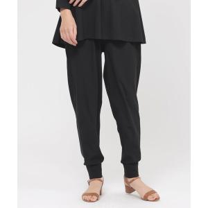uvカット パンツ 「接触冷感」「UVカット」「ウォッシャブル」メリルハイテンションジョガーパンツ レディース