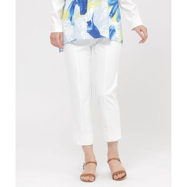 パンツ 「接触冷感」「UVカット」「ウォッシャブル」メリルハイテンションクロップドパンツ レディース