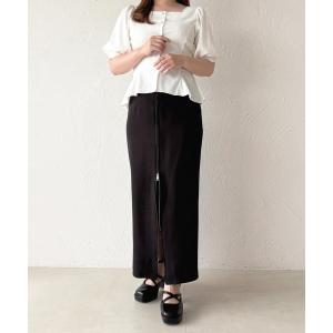 スカート ダブルジップナロースカートの商品画像