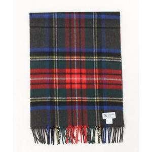 「Johnstons of Elgin」 ストール - グレー メンズ