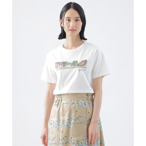 tシャツ 「イラストレーターコラボ企画」「ウォッシャブル」コーコランスムースコラボカットソー レディ...