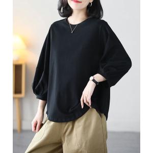 tシャツ 薄手　7分袖　Tシャツ レディース