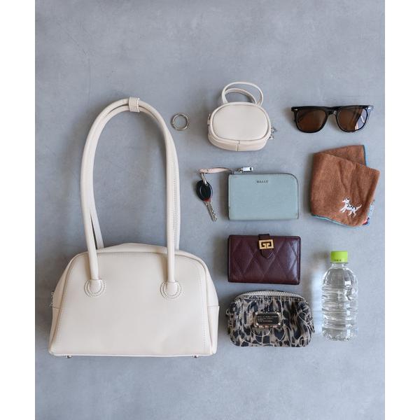 ショルダーバッグ バッグ ミニバッグ付きスクエアショルダーバッグ レディース