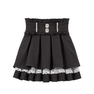 夢展望 DearMyLove ラメツイードリボンタイトワンピース ネイビー DearMyLove ワンピース ラメツイードリボンタイトワンピース