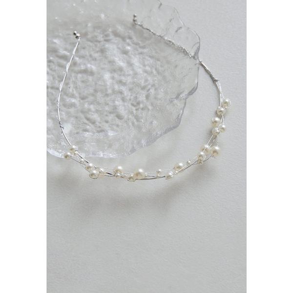 カチューシャ ボリュームパールカチューシャ 結婚式 入学式 卒業式 オケージョン パーティー お呼ば...