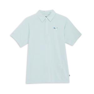 ポロシャツ PUMA プーマ メンズ ゴルフ PF ソリッド ライン 3D 半袖 ポロシャツ メンズ