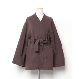 「SHARE PARK」 ノーカラージャケット 1 ブラウン レディース