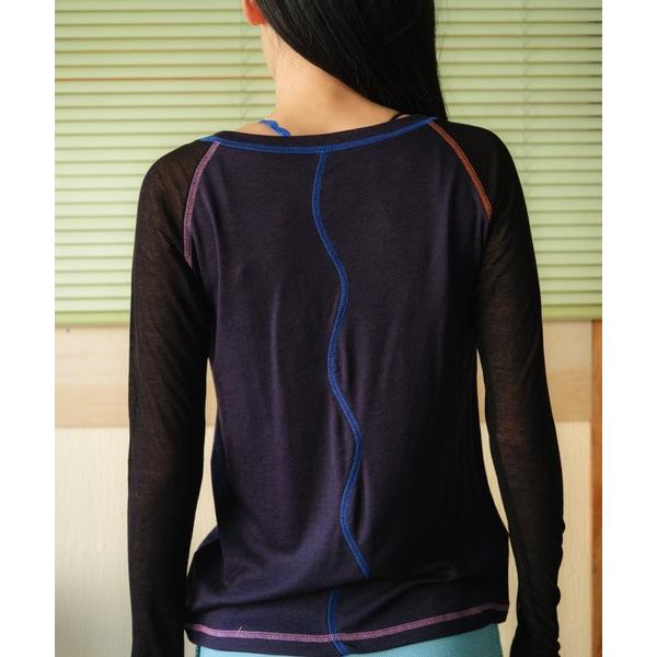 tシャツ PAMMのシースルーラグランロンT レディース