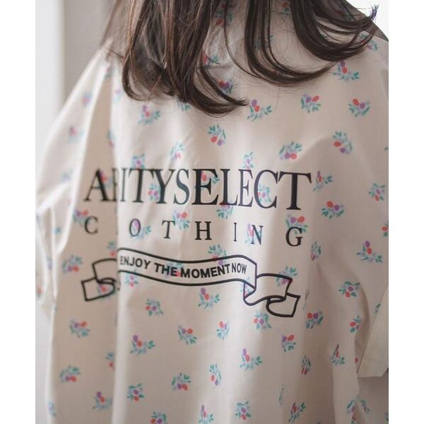 ブルゾン アウター 「aBity select./アビティセレクト」バックプリント  小花柄ウィンド...