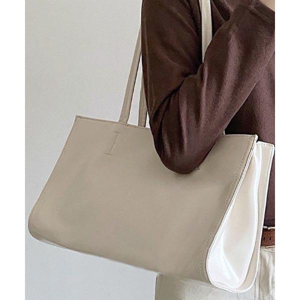 ショルダーバッグ バッグ レザー調スクエアショルダーバッグ レディース