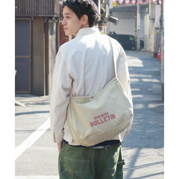 ショルダーバッグ カラープリントウォッシュバッグ メンズ