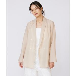 ジャケット テーラードジャケット オーガンジーシースルージャケット レディース