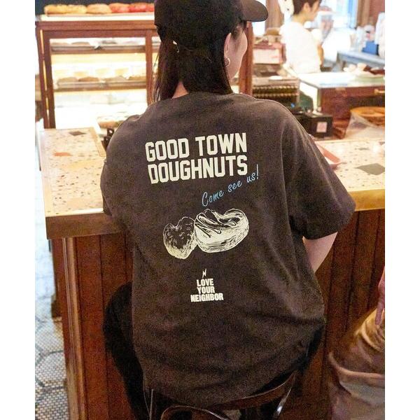 tシャツ 限定展開 GOODTOWN DOUGHNUTS×FREAK&apos;S STORE 別注 ビッグシ...