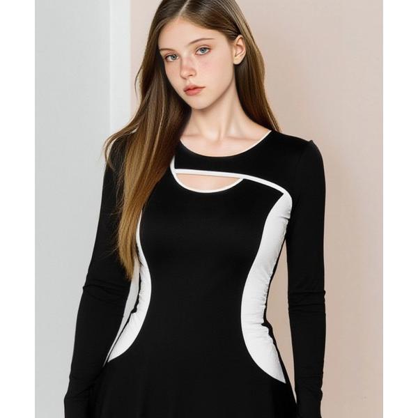 ラッシュガード 「SET」ラッシュガードラインワンピース レディース