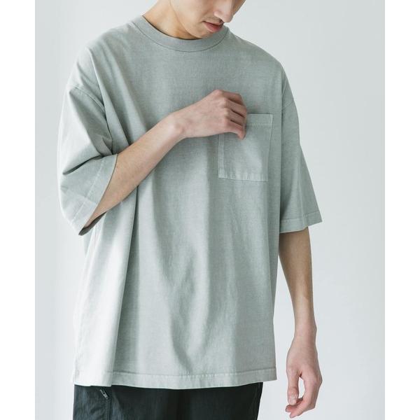 tシャツ ピグメントダイ半袖Tシャツ メンズ