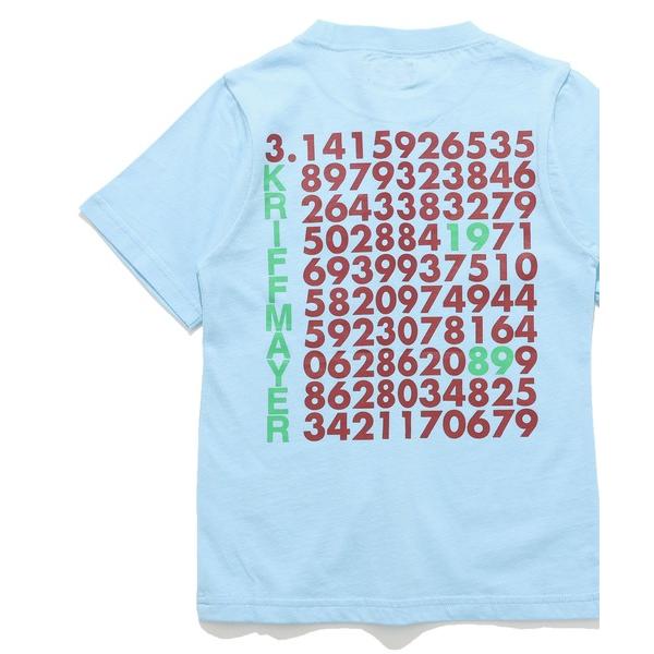 tシャツ 「綿100％」天竺プリントT（円周率） キッズ 子供服 男の子 女の子