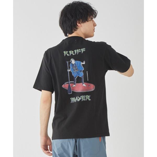 tシャツ 「綿100%」浮世絵MIXプリントT(サップ) メンズ