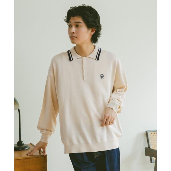 ポロシャツ ワンポイント刺繍/サマーニットポロシャツ メンズ