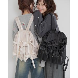 デイバック リュック 「Casselini」リボンバックパック レディース