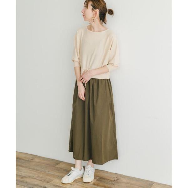 ワンピース ニットドッキングワンピース