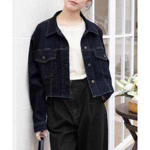 デニムジャケット gジャン ショート丈デニムジャケット レディース