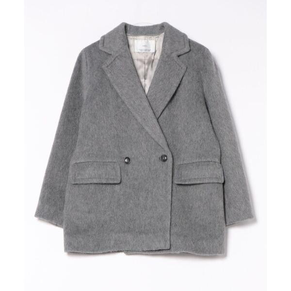 「INED」 ピーコート 7号 グレー レディース