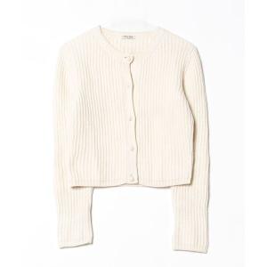 「miu miu」 カシミヤ ニットカーディガン 38 ベージュ レディース