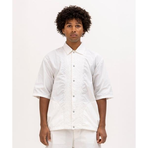 シャツ UNFRM OUTDOOR STANDARD PE TYPEWRITER AFRICAN E...