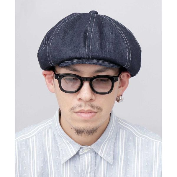 帽子 キャスケット 日本製 12オンス 岡山産 リジットデニム ボリューム キャスケットベレー メン...