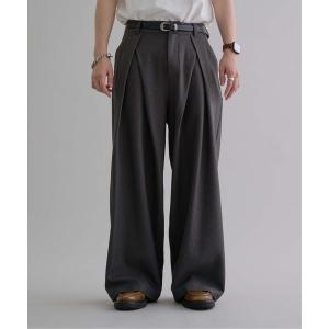 Camphor wood 「Camphor wood」 スラックス MEDIUM ブラック メンズ