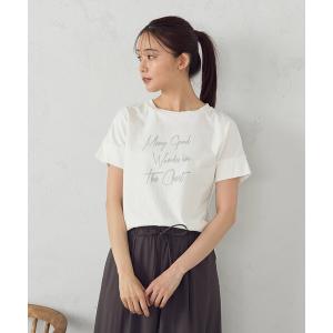 tシャツ ロゴプリントＴシャツ レディース