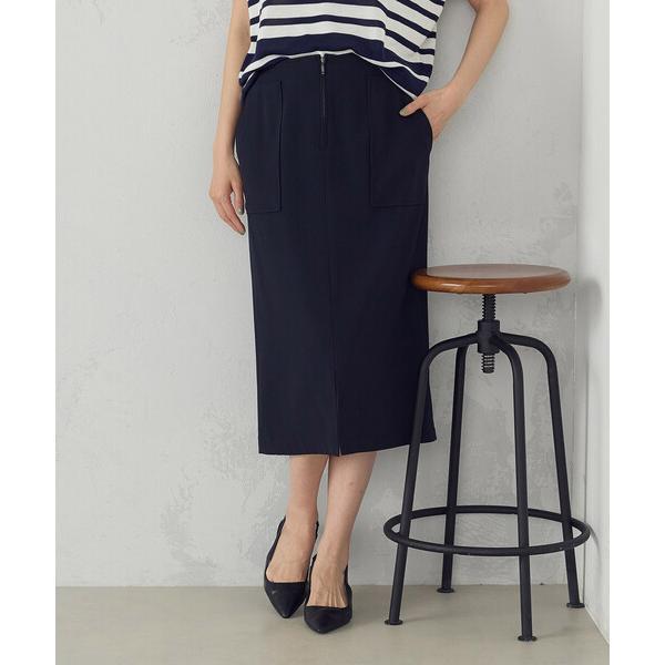 スカート ポリエステルドライツイル　タイトスカート