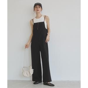サロペット オーバーオール ワイド キャミ サロペット/オールインワン レディース