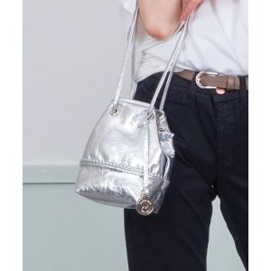 ショルダーバッグ バッグ 「MARCO MASI/マルコ・マージ」巾着　ショルダーバッグ　バケツバッグ　スタッズ レディース