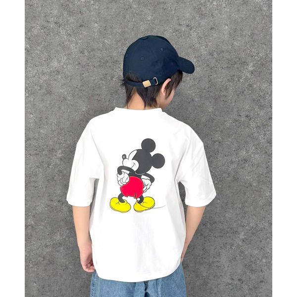 tシャツ 「Disney/ディズニー」　MICKEY　ミッキーマウス　キッズ　オーバーサイズ　半袖T...