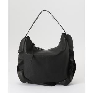 【美品】【2way】RIPANI ショルダー ハンドバッグ 本革 シボ革 濃紺 美品】【2way】RIPANI ショルダー ハンドバッグ 本革 シボ革