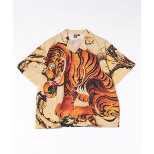 シャツ 「カヤ」着る、NIPPON ART 倭の絵シャツM メンズ レディース