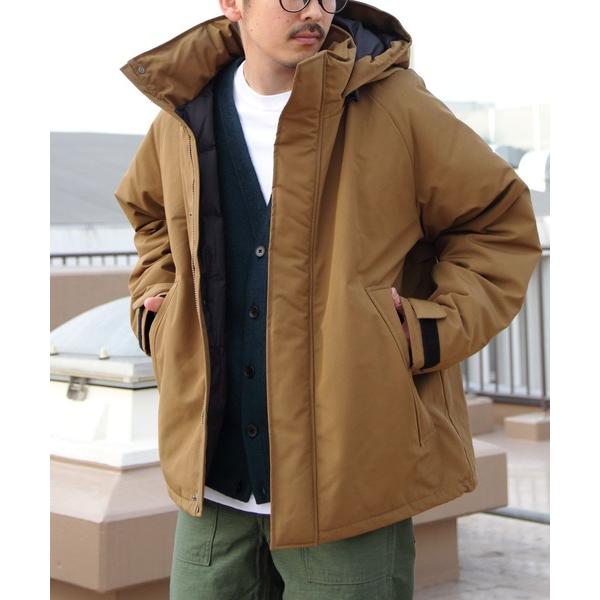 「DANTON」 ダウンコート M カーキ メンズ