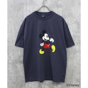 tシャツ 「Disney/ディズニー」　MICKEY　ミッキーマウス　オーバーサイズ　半袖Tシャツ メンズ レディース