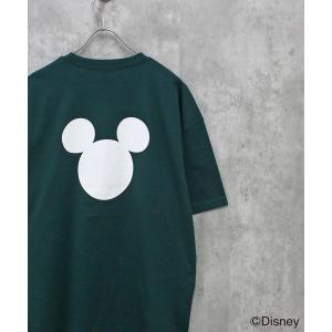 tシャツ 「Disney/ディズニー」　MICKEY　ミッキーマウス　オーバーサイズ　半袖Tシャツ メンズ レディース