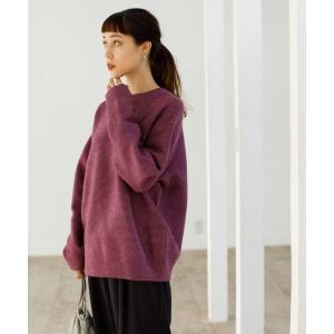 「koe」 長袖ニット S パープル レディース