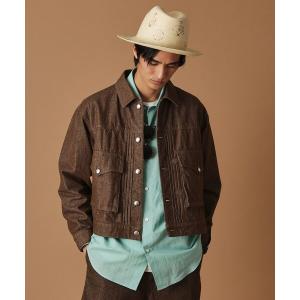 デニムジャケット gジャン 525DENIM　カラーデニムジャケット メンズ